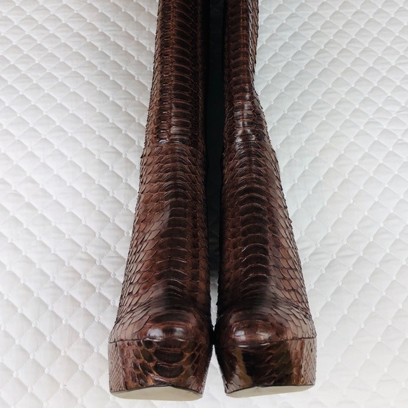 ▫️Sergio Rossi Python Boots▫️ - Picture 3 of 8